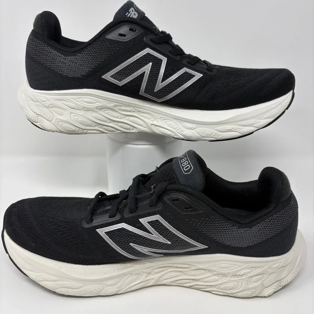 New Balance Fresh Foam X 880v14 Women 8.5 Black White Running Shoes (W880K14)